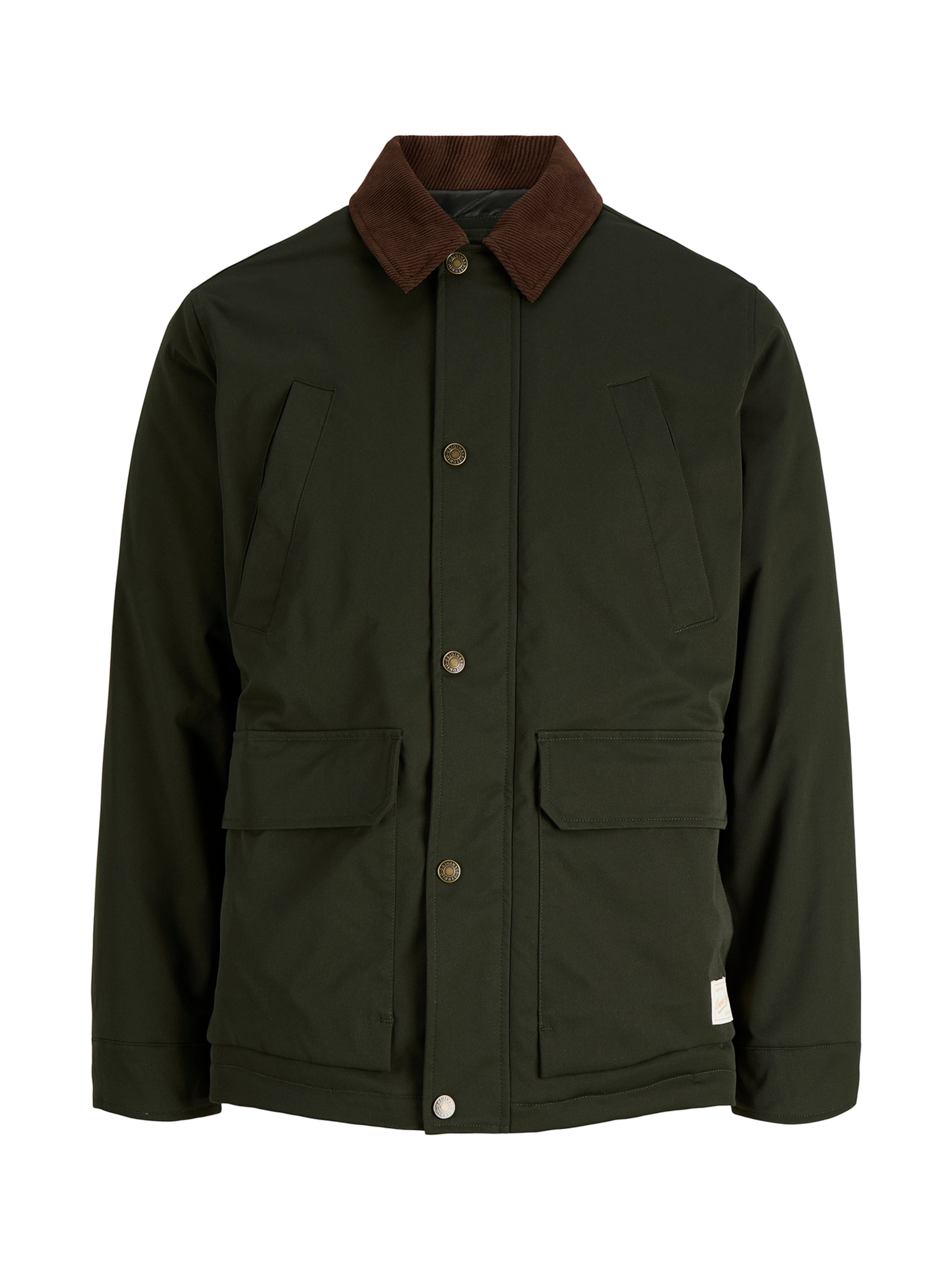 Jack & Jones Plus Between-Season Jacket 'JORNORREBRO' in Green: front