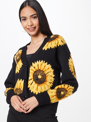 Warehouse Knit cardigan in Yellow: front