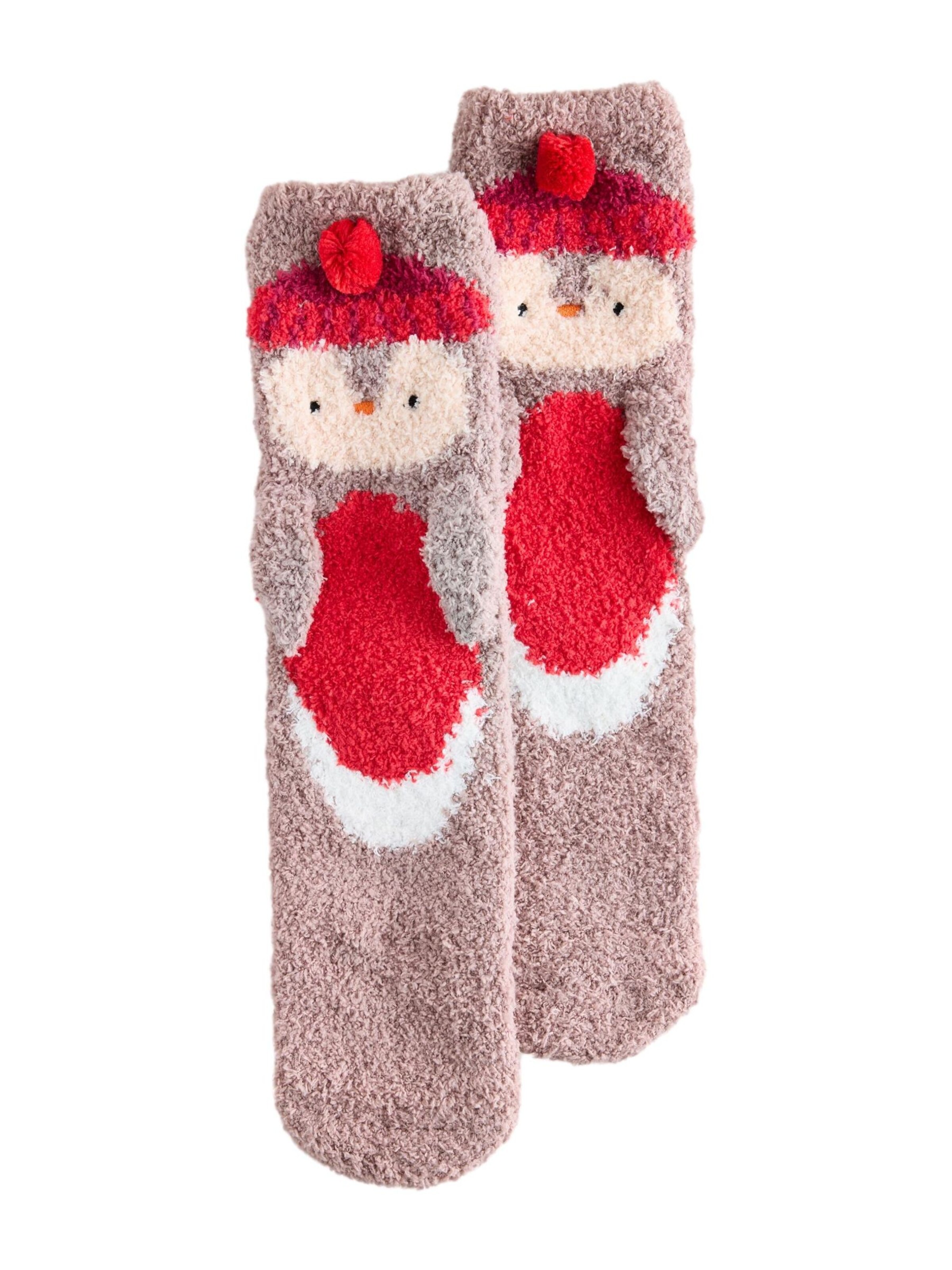 Next Socks in Purple: front