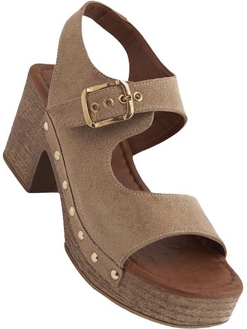 Limoya - Sandalias 'Cleo' en beige: frente