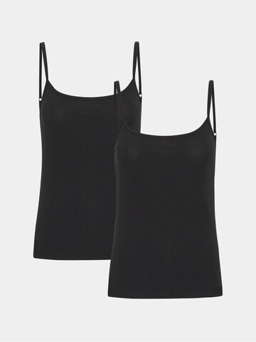 Copenhagen Bamboo Onderhemd in Zwart: voorkant