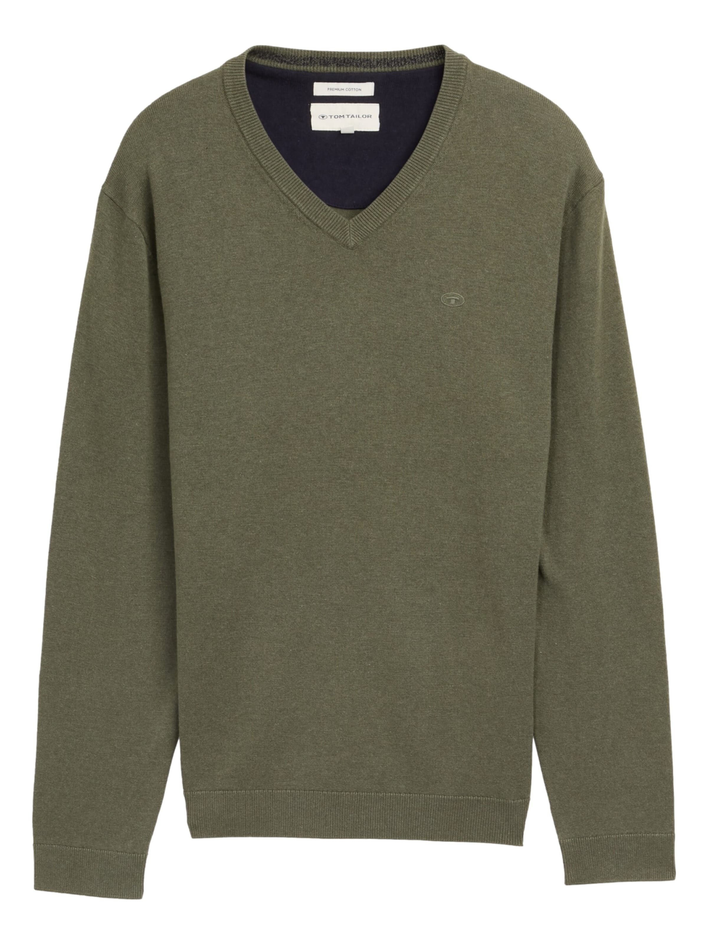 TOM TAILOR Trui in de kleur Olijfgroen, Productweergave