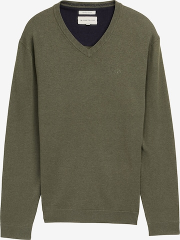TOM TAILOR Trui in Groen: voorkant
