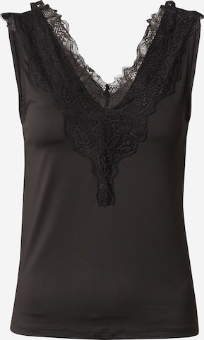 Y.A.S Top 'LORI' in Black: front