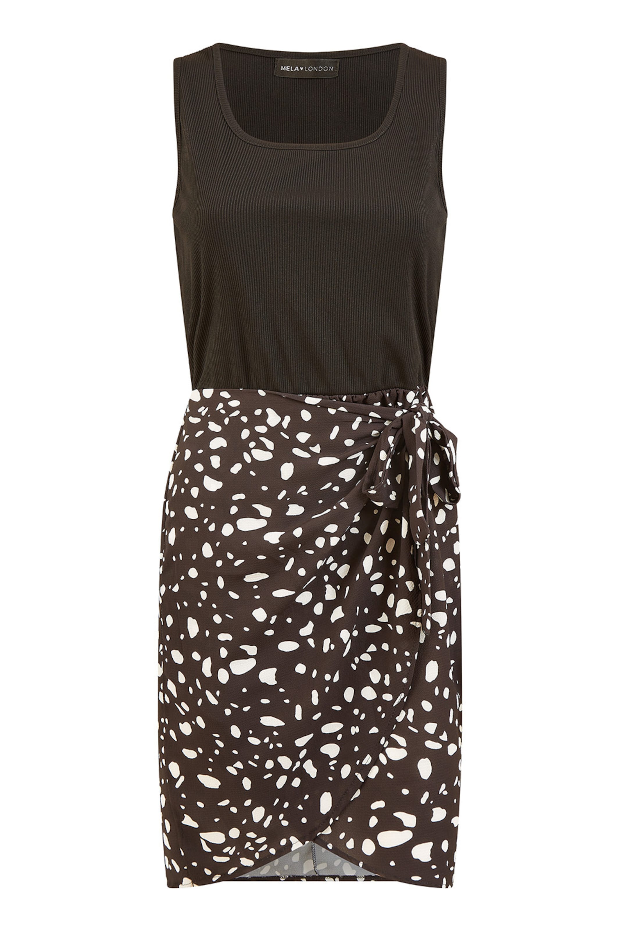 Mela London Платье в Черный: спереди