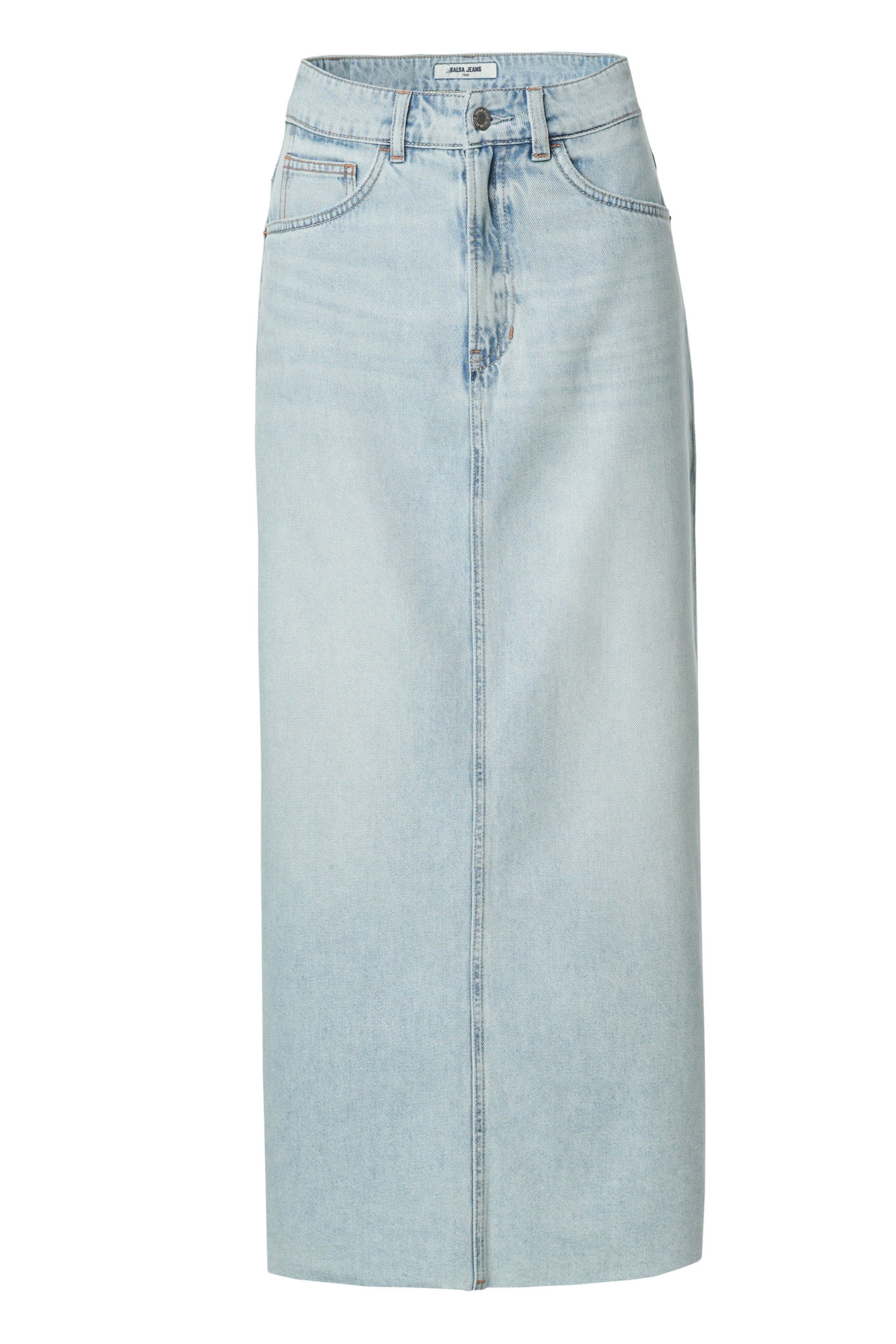 Salsa Jeans Rok in Blauw: voorkant