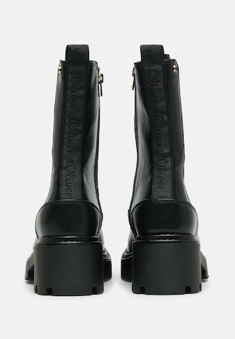 s.Oliver Chelsea boots in Zwart