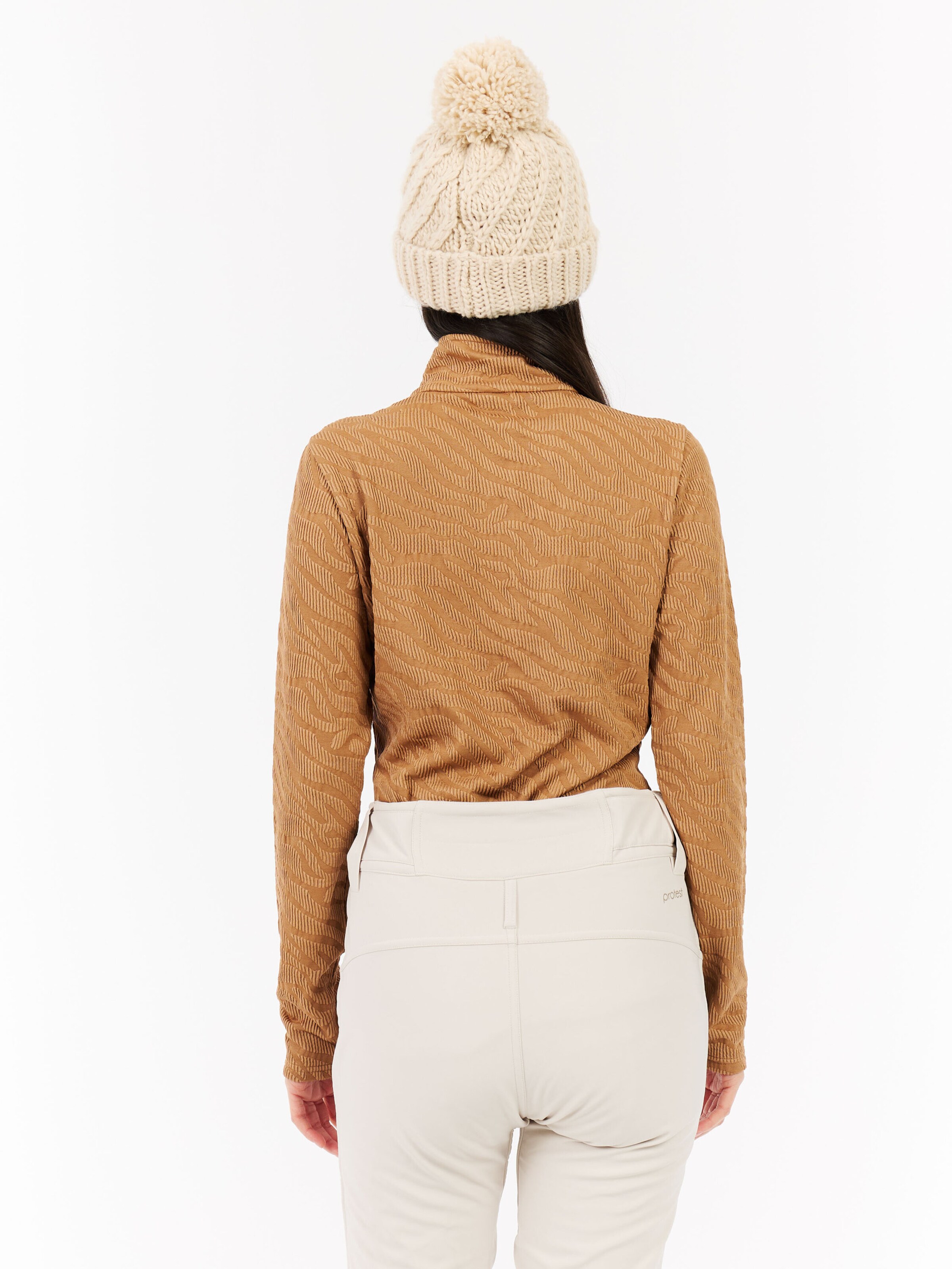 PROTEST Sportsweatshirt 'PRTShirley'‌‌‌ in Braun