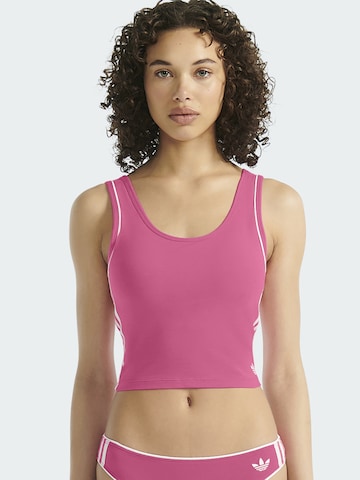 Haut de sport ADIDAS ORIGINALS en rose : devant