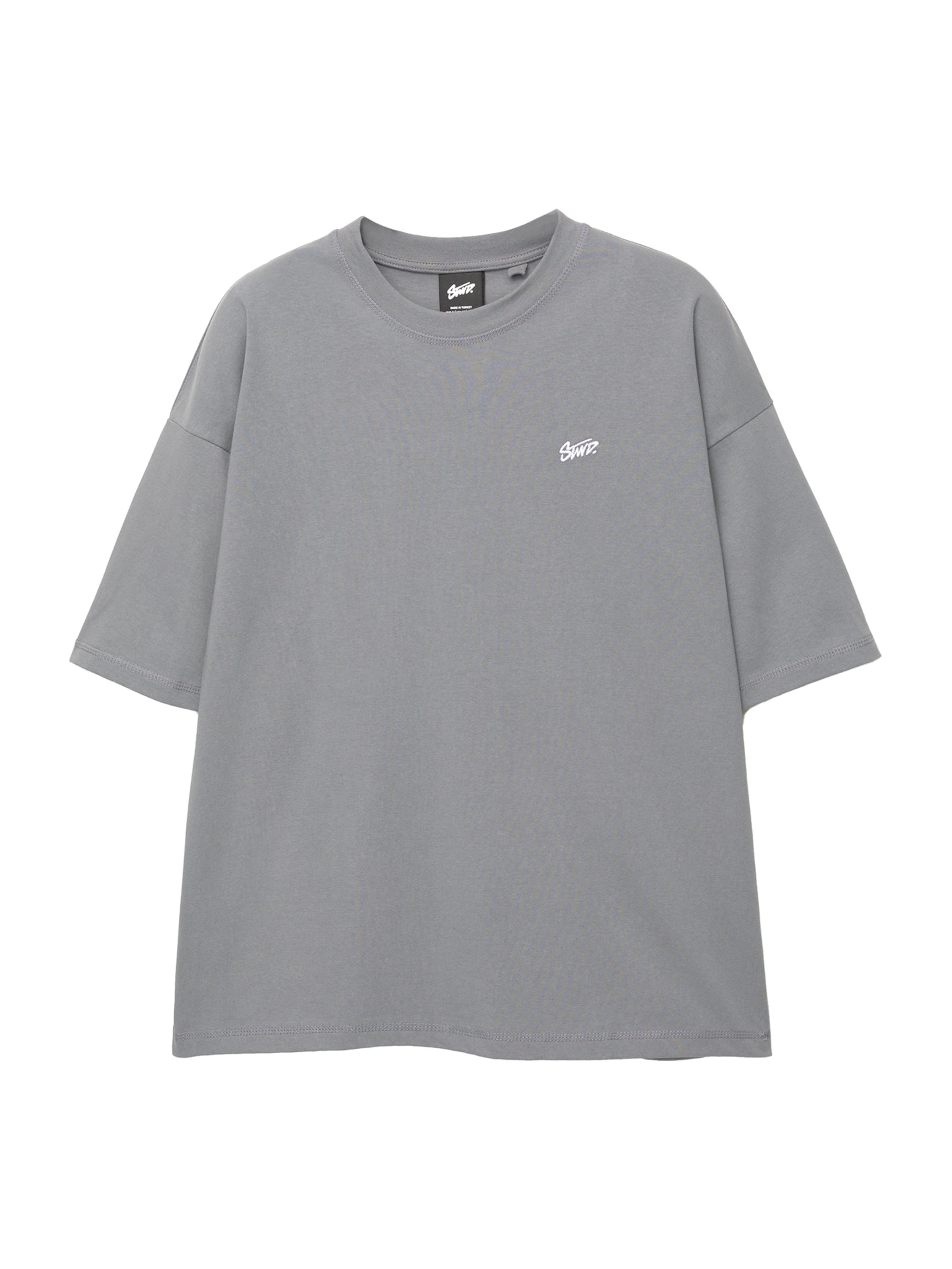 Pull&Bear Tričko 'STWD' – modrá: přední strana