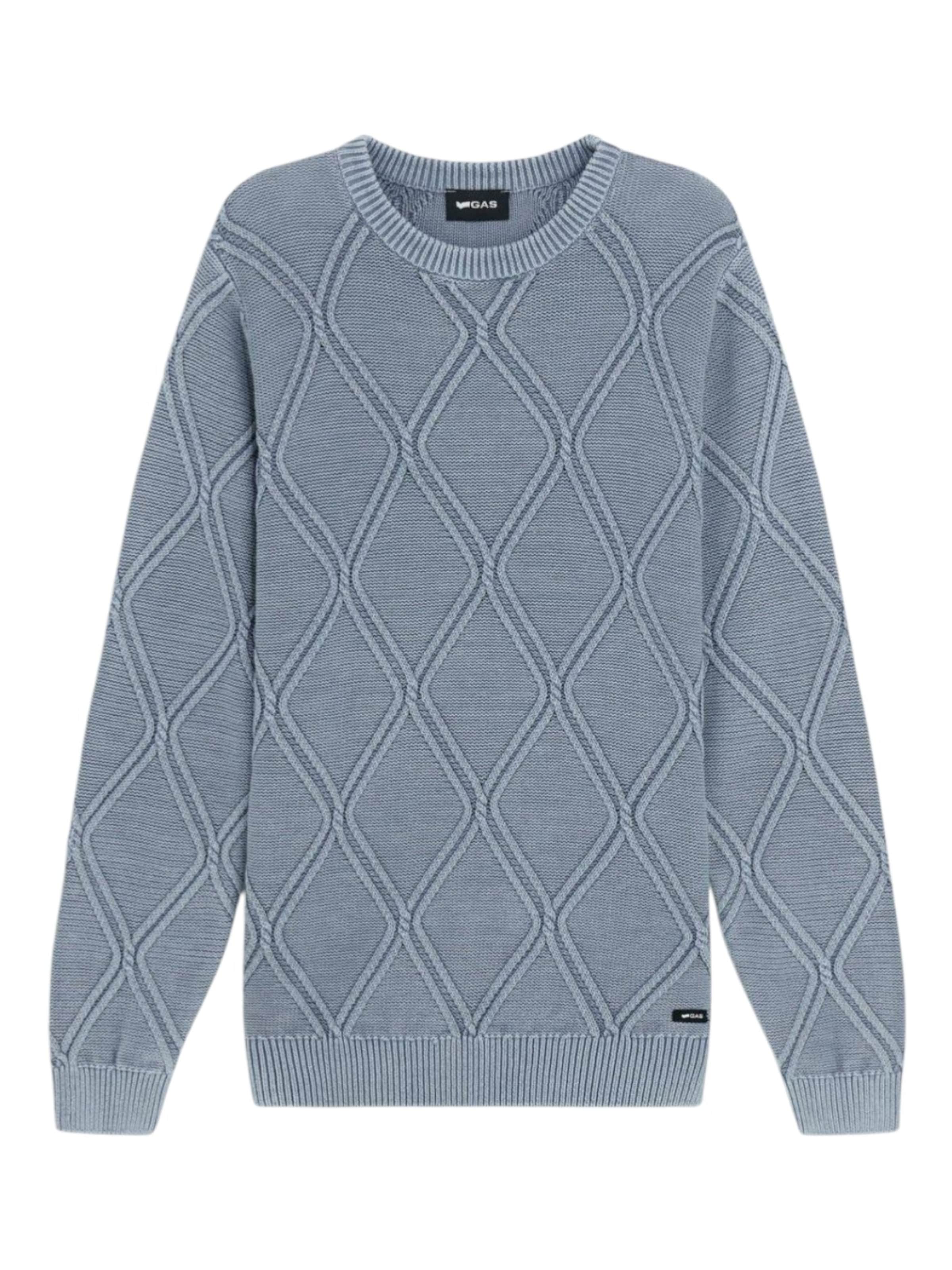 Pull-over GAS en bleu : devant