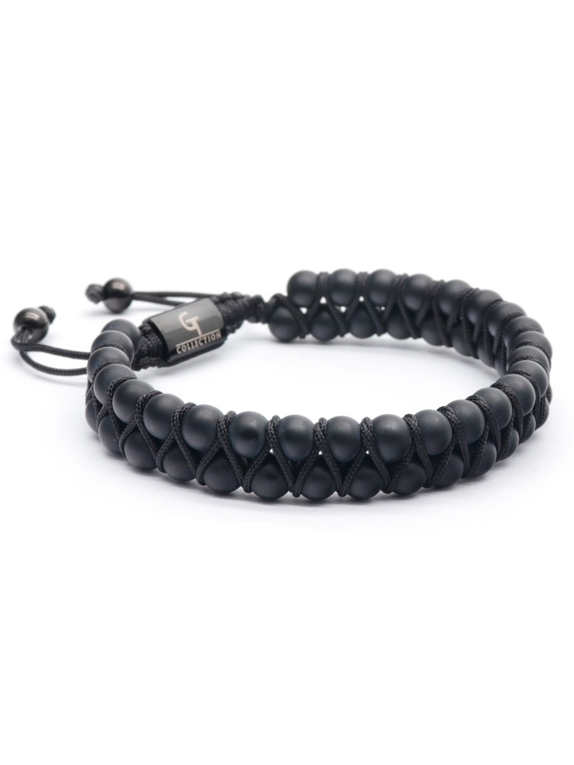 Bracelet 'Double-Bead' GT Collection en noir