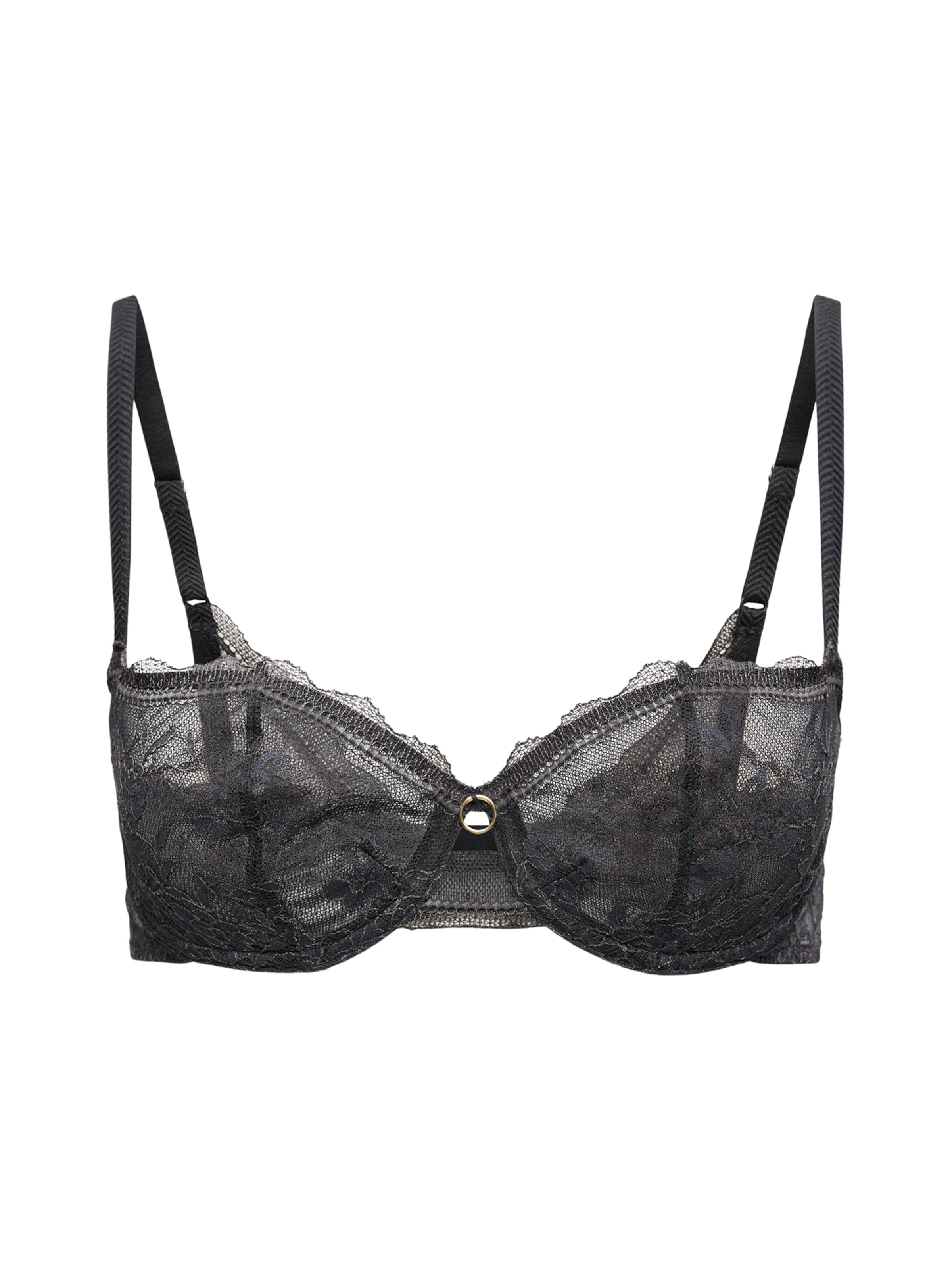 TRIUMPH Μπαλκονέ Σουτιέν 'Allure' σε μαύρο: μπροστά
