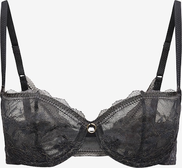 TRIUMPHBalkonet Grudnjak 'Allure' - crna boja: prednji dio