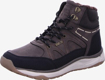 SUPREMO Lace-Up Boots in Grey: front