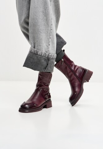CESARE GASPARI Boots in Rood