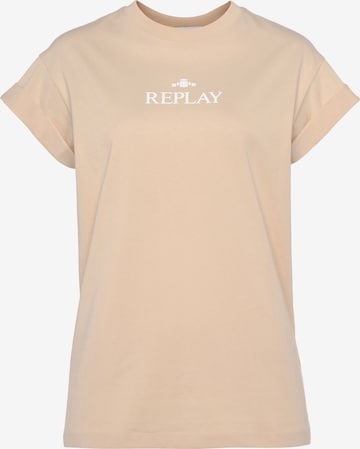 REPLAY Shirt in Orange: predná strana