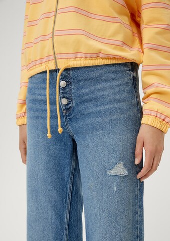 Veste de survêtement QS en jaune