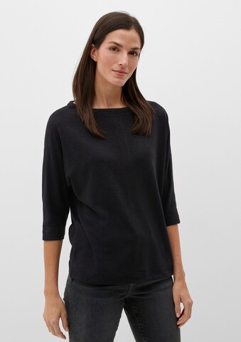 s.Oliver Shirt in Zwart: voorkant