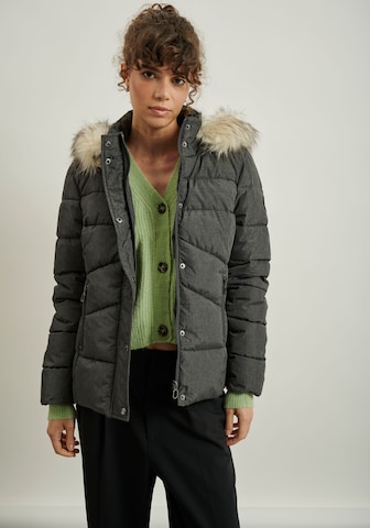 Hailys Winter Jacket in Grey: front