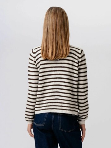 TEESHOPPEN Neulepaita ' Crizette Striped ' värissä valkoinen