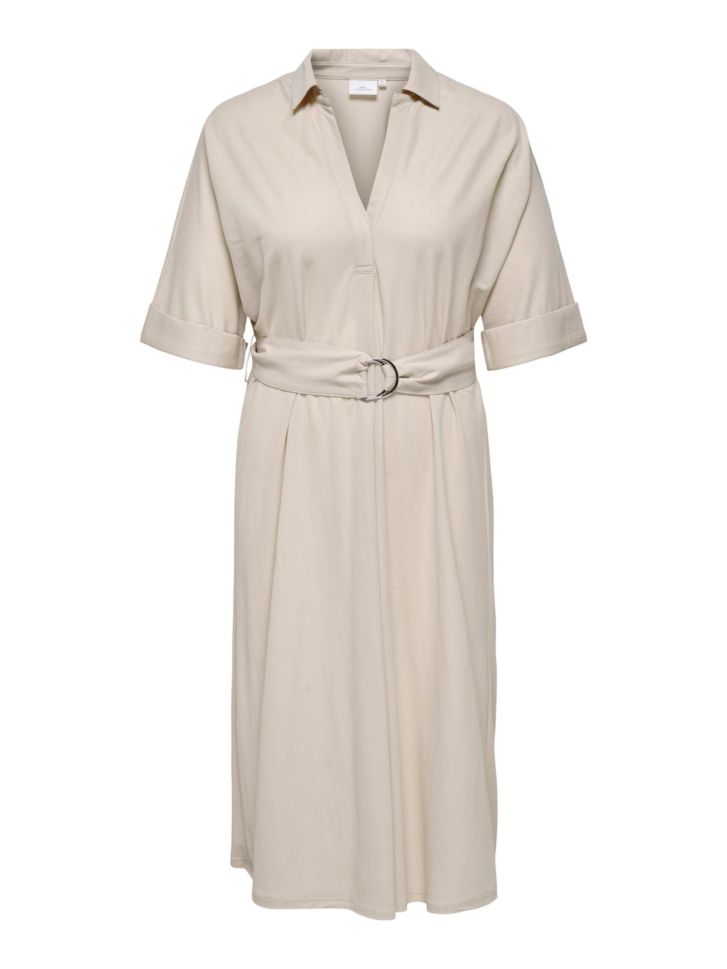 ONLY Carmakoma Jurk 'CARJOLLY' in de kleur Beige, Productweergave