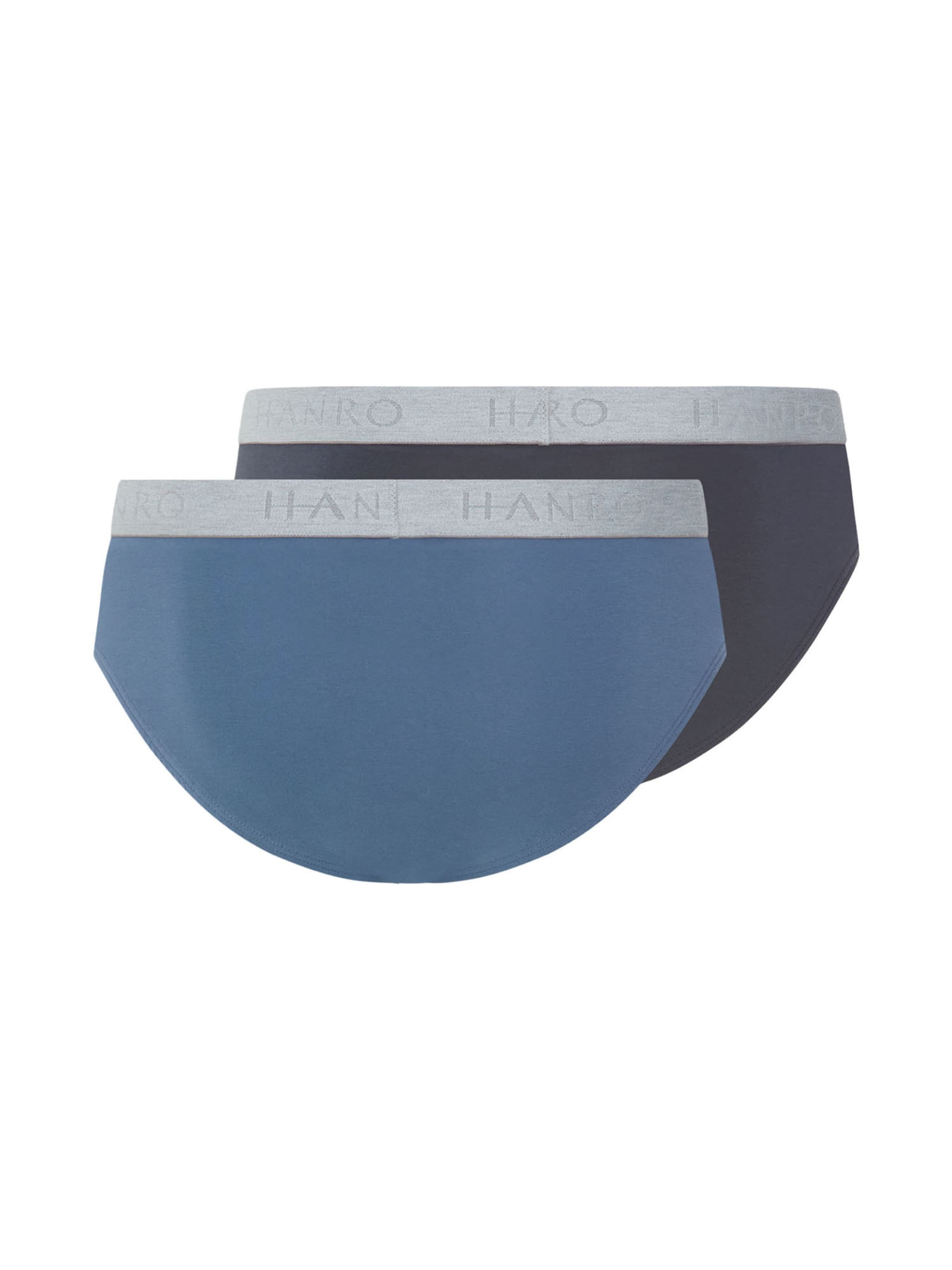Hanro Slip ' Cotton Essentials ' in Blauw