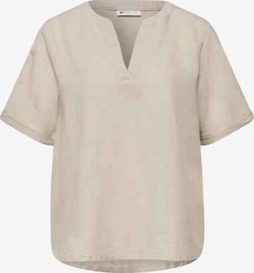 STREET ONE Bluse in Beige: Vorderseite