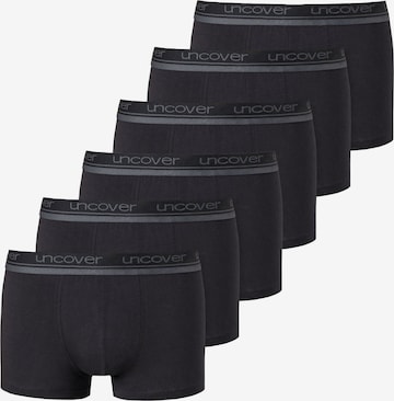 Boxer di uncover by SCHIESSER in nero: frontale