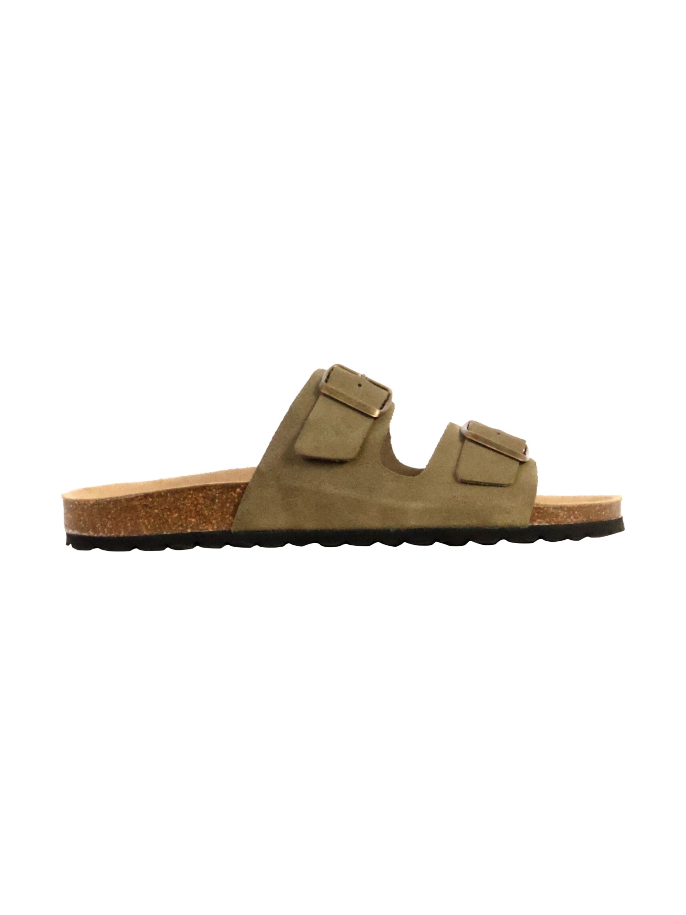 Mule 'Noga Mistral Edge Leder-Pantoletten' The Divine Factory en vert