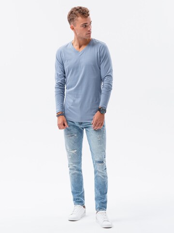Ombre Shirt 'L136' in Blau