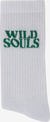 WILD SOULS Socks in White: front