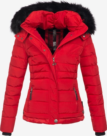 NAVAHOO Winter Jacket 'Chloe' in Red: front
