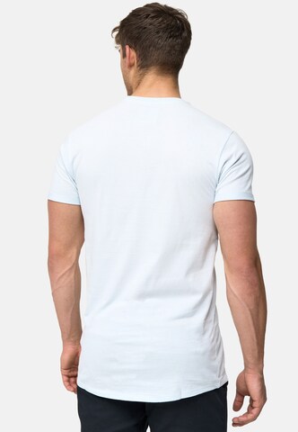 T-Shirt ' Kloge ' INDICODE JEANS en blanc