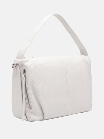 Borsa a spalla 'Borsa a Spalla Pelle Genuina Virginia Rhinè 32x25 cm' di Virginia Rhinè in bianco