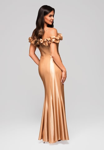 Ombre Avondjurk 'Dorotea' in Goud