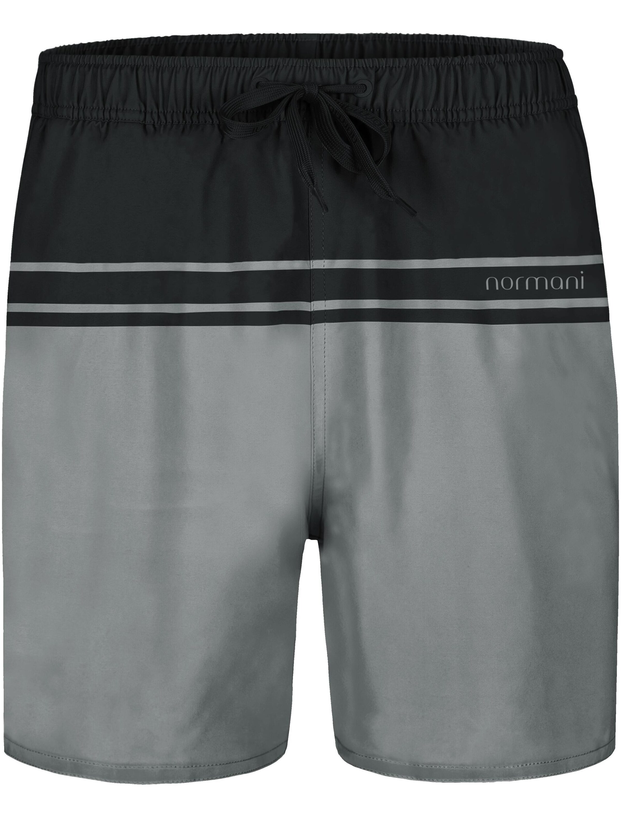 normani Zwemshorts 'Makaha' in Grijs: voorkant