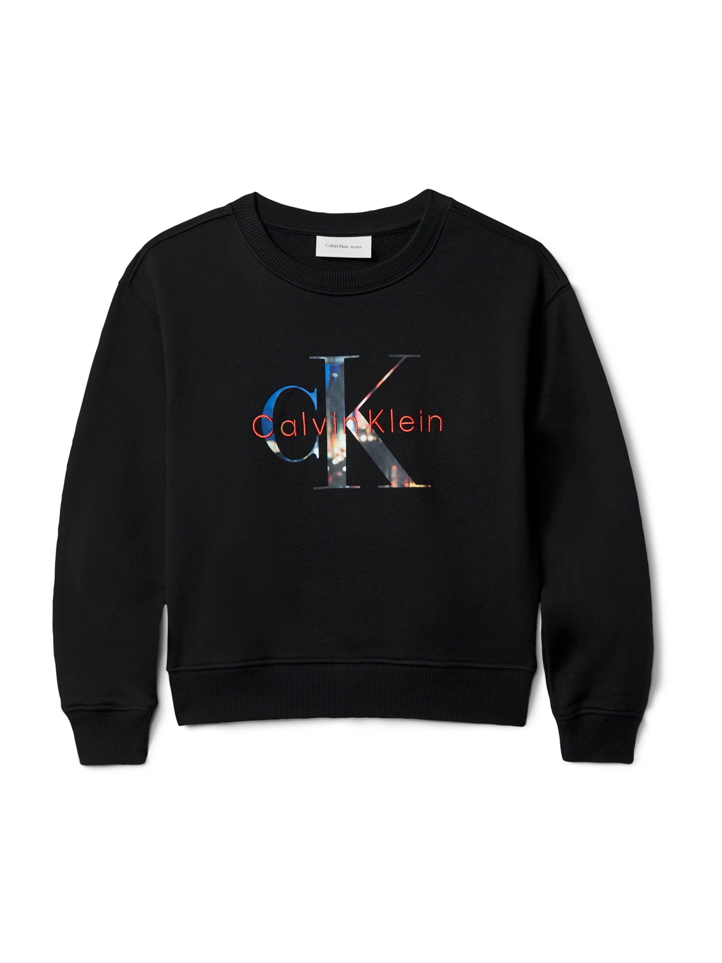 Calvin Klein Mikina – černá: přední strana