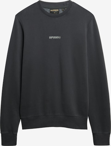 juoda Superdry Megztinis be užsegimo: priekis