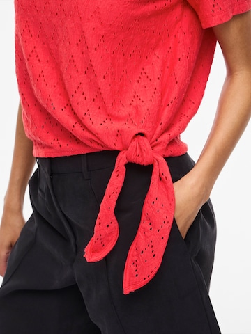 VILA Μπλουζάκι 'VIAMALINA' σε ροζ