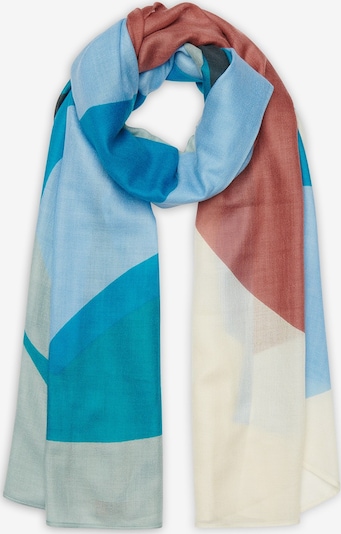 Noolur Scarf in Blue / Brown / Green / White, Item view