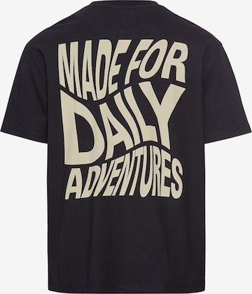 CAMEL ACTIVE Kurzarm T-Shirt mit Print in Blau: Vorderseite