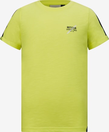 Retour Jeans - Camiseta 'Italo' en amarillo: frente