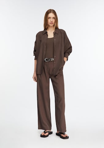 COMMA T-Shirt in Braun