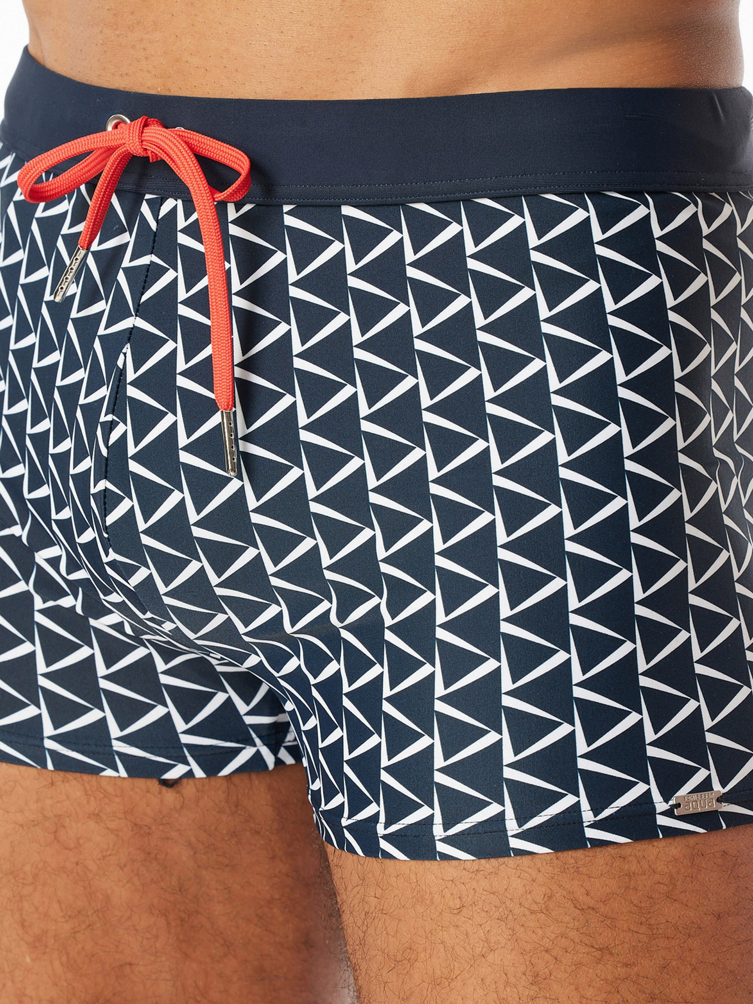 SCHIESSER Bathing trunks ' Ocean Swim ' in Blue