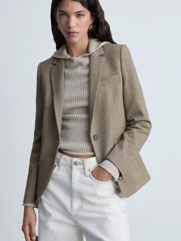 MANGO Blazer 'Namsos' | rjava barva: sprednja stran