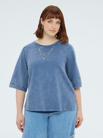 Pull-over Fiorella Rubino en bleu