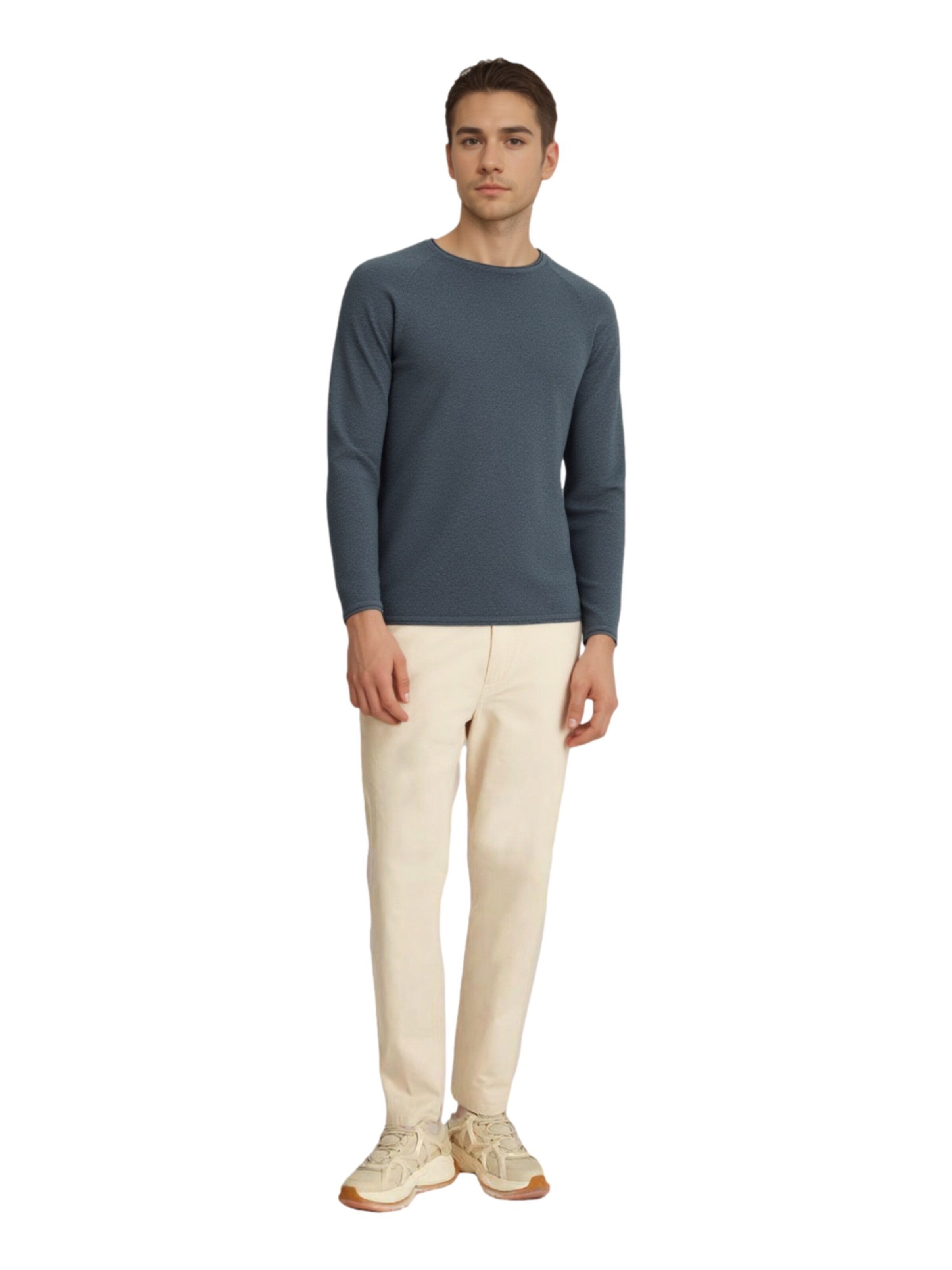JACK & JONES Regular fit Sweater 'JJEHill' in Blue