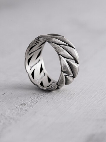 REYTEL Ring 'CUBAN CHAIN'‌‌‌‌ in Silber: Vorderseite