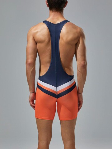 TAUWELL Sportunterhose 'Fitness Wrestling' in Orange